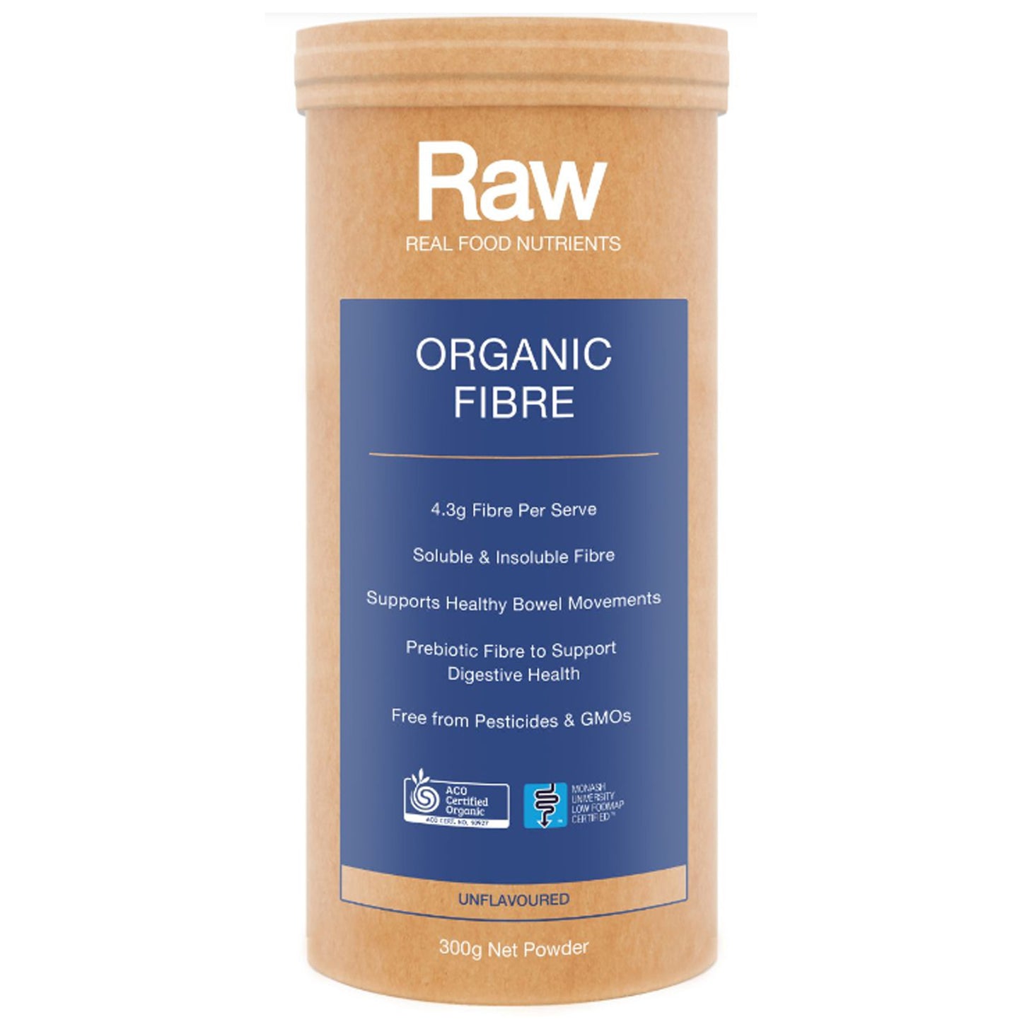 Real Food Nutrients Organic Fibre - Unflavoured
