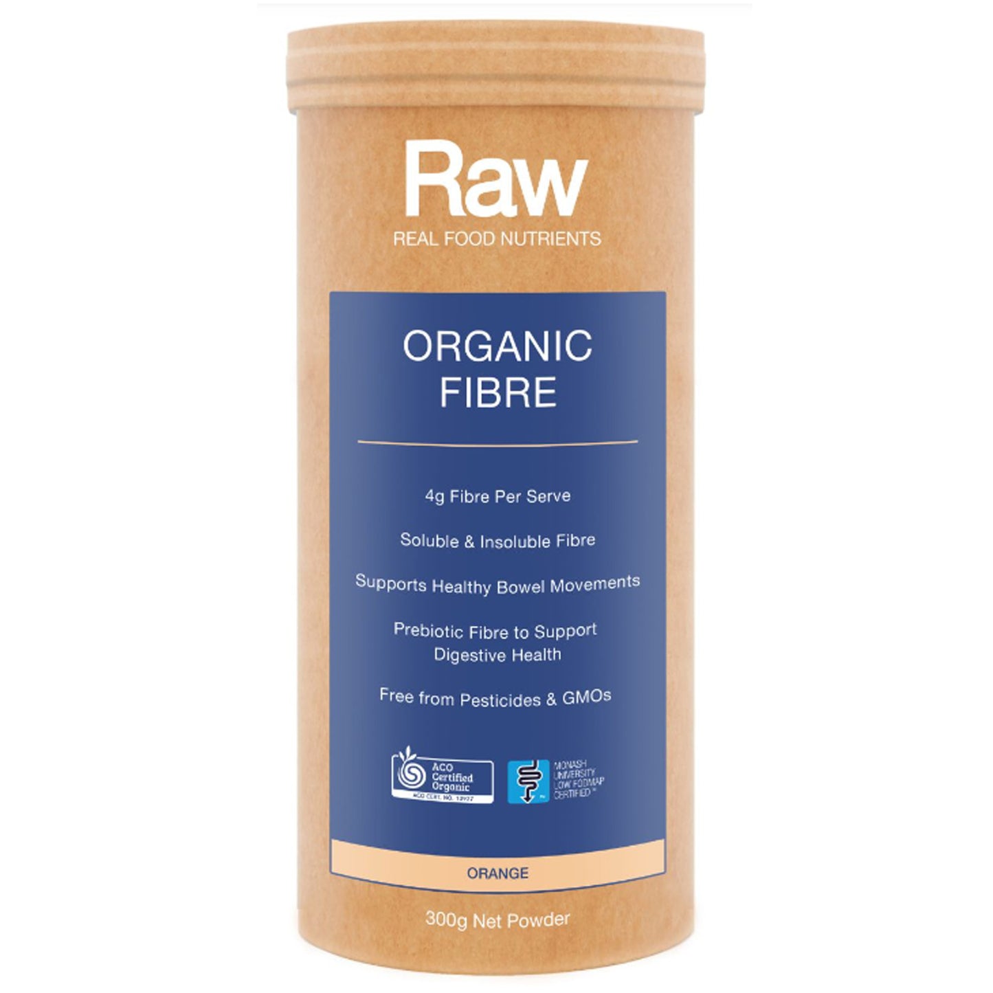 Real Food Nutrients Organic Fibre - Orange