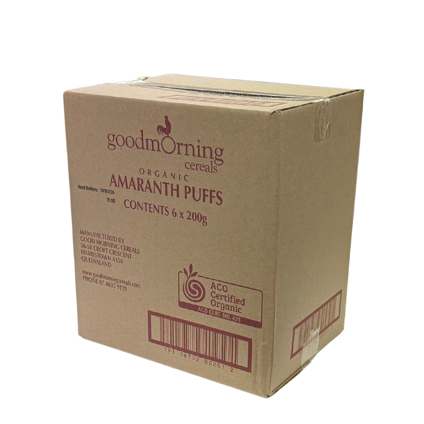 Organic Amaranth Puffs