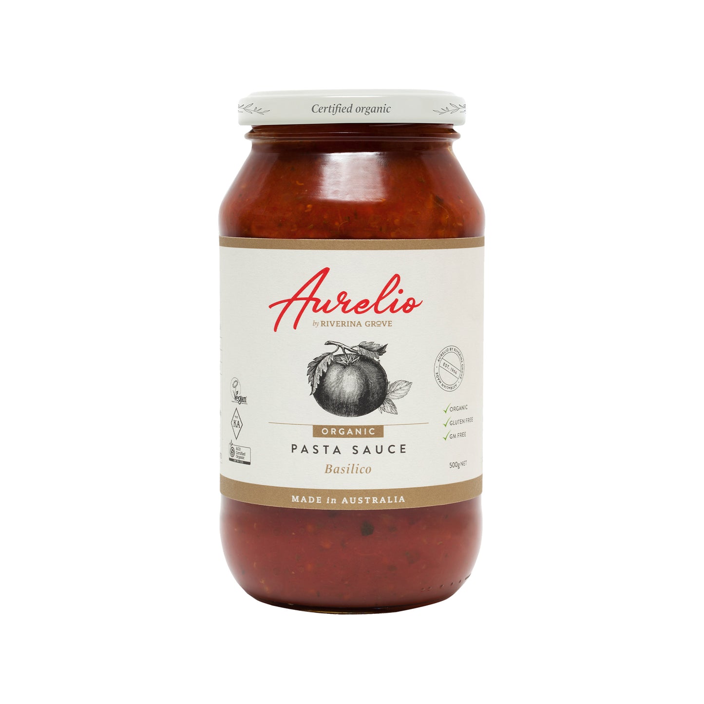 Organic Pasta Sauce - Basilico