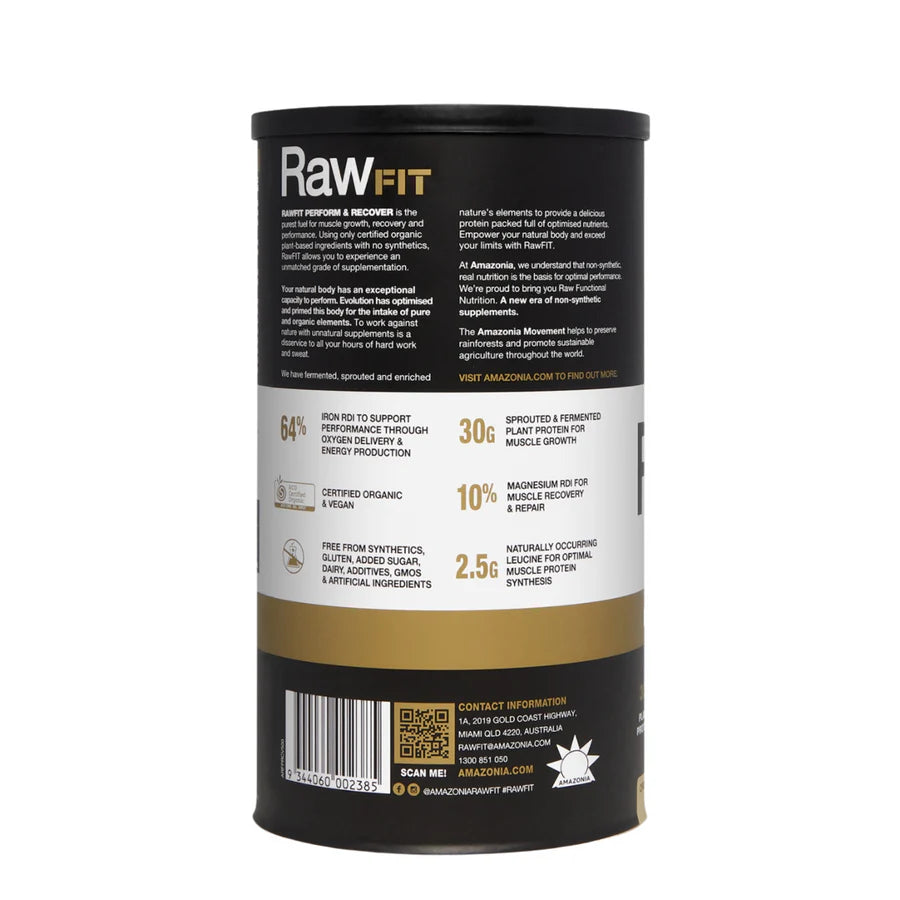 RawFIT Perform & Recover Protein - Vanilla