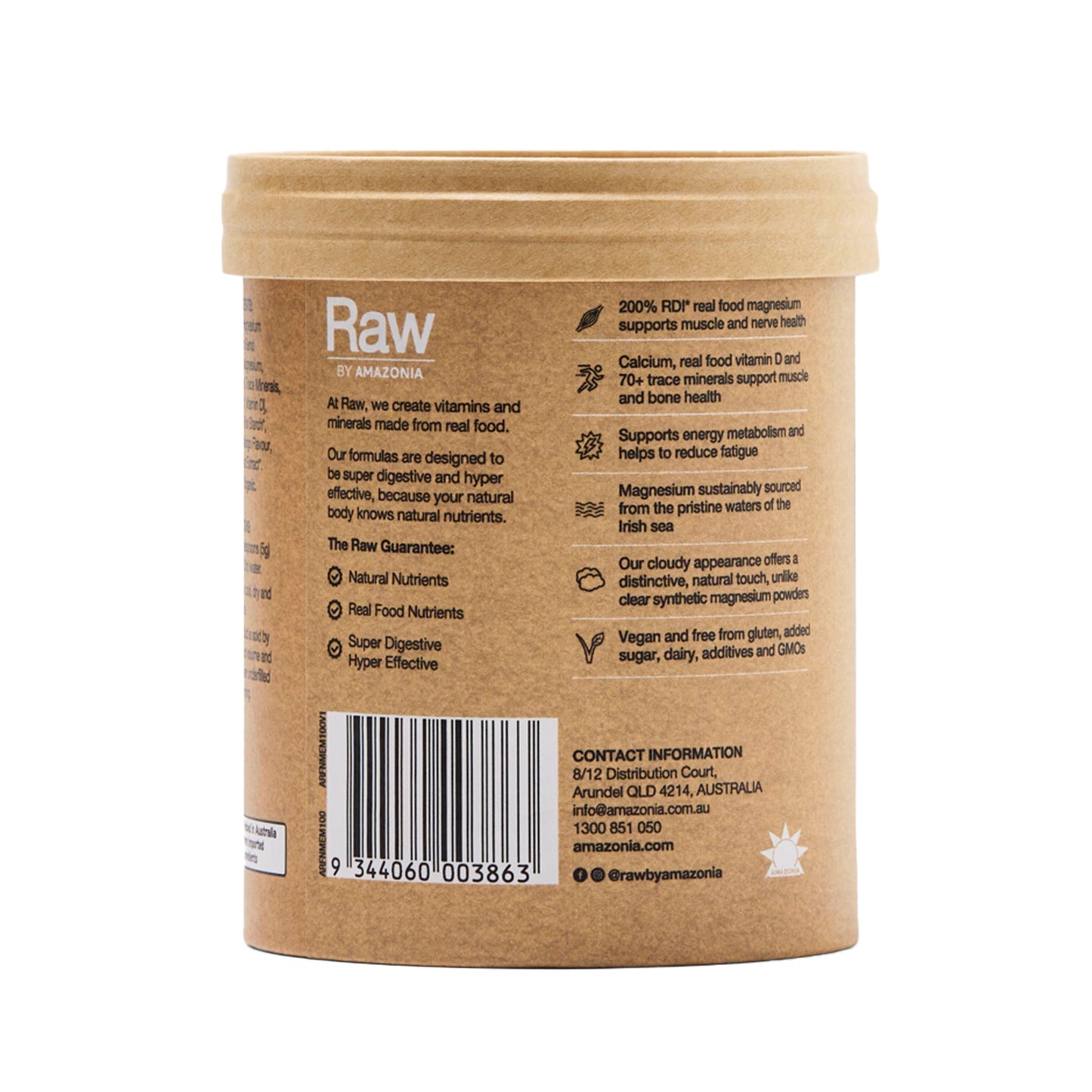 Real Food Nutrients Muscle Magnesium - Creamy Mango