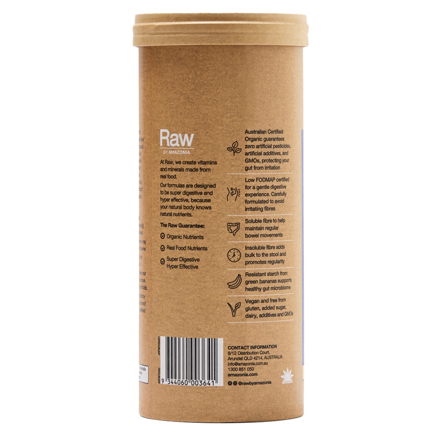Real Food Nutrients Organic Fibre - Orange
