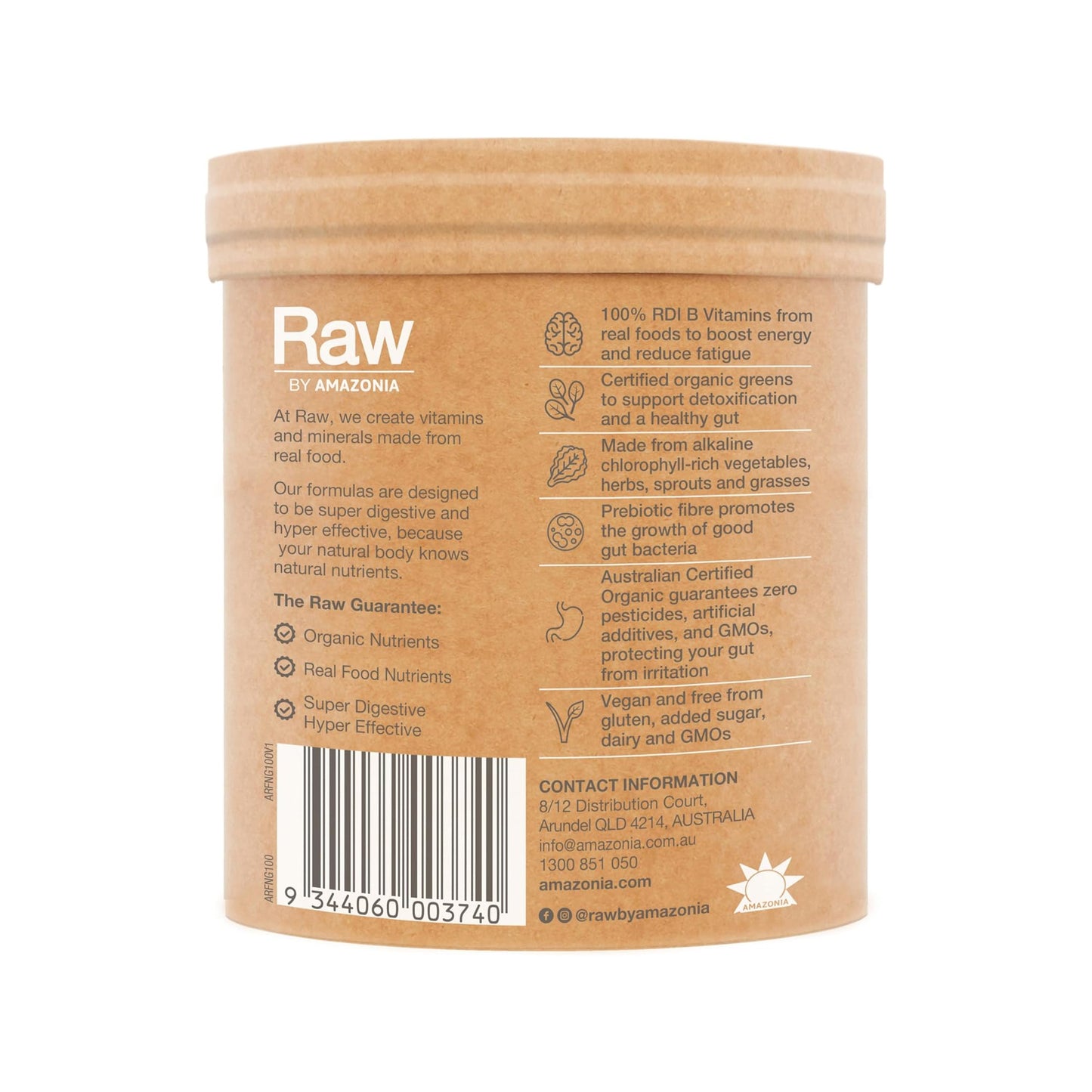 Real Food Nutrients Organic Greens - Vanilla Mint