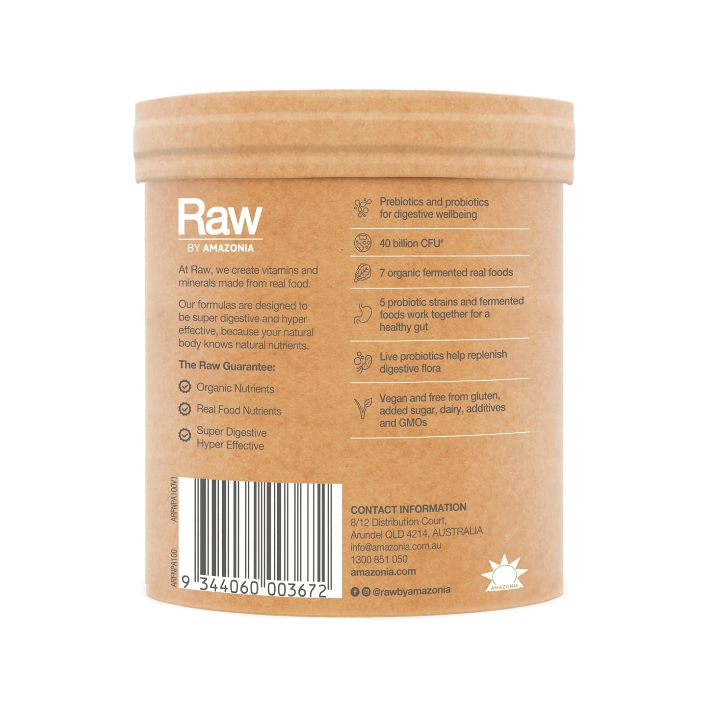 Real Food Nutrients Organic Probiotics - Cloudy Apple