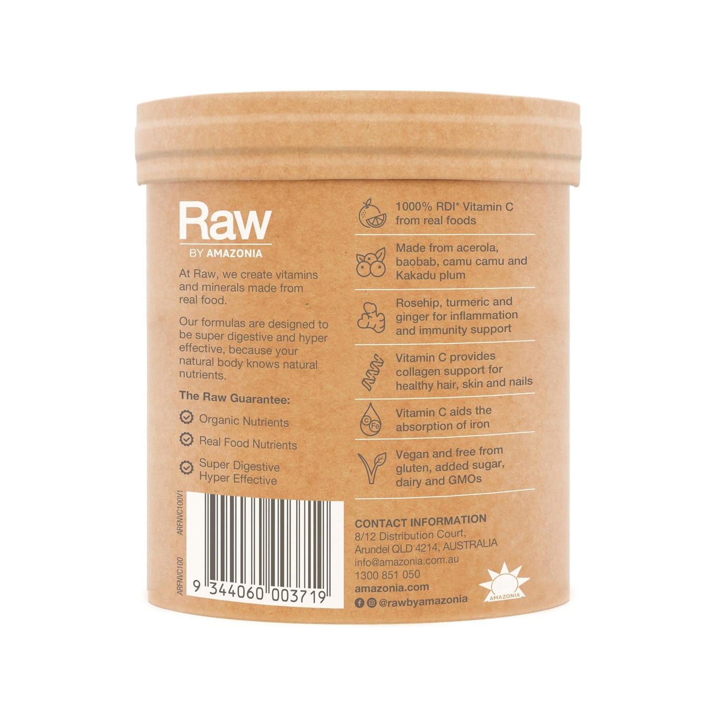 Real Food Nutrients Organic Vitamin C - Passionfruit