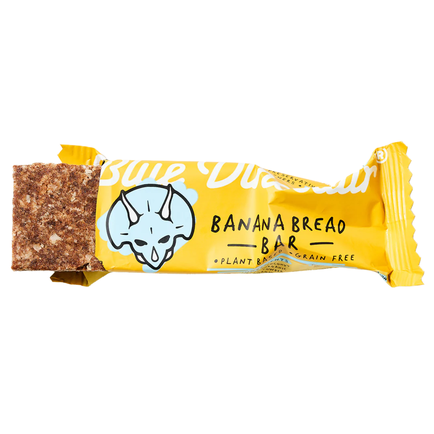Blue Dinosaur Banana Bread Snack Bar