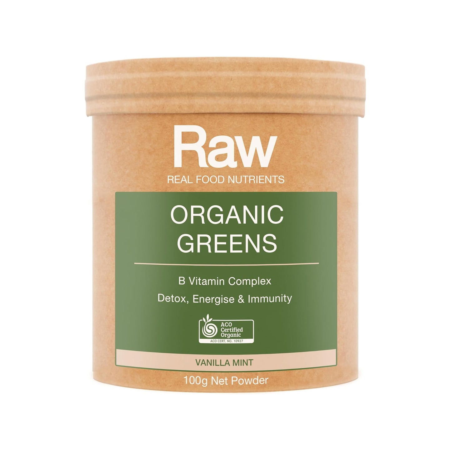 Real Food Nutrients Organic Greens - Vanilla Mint