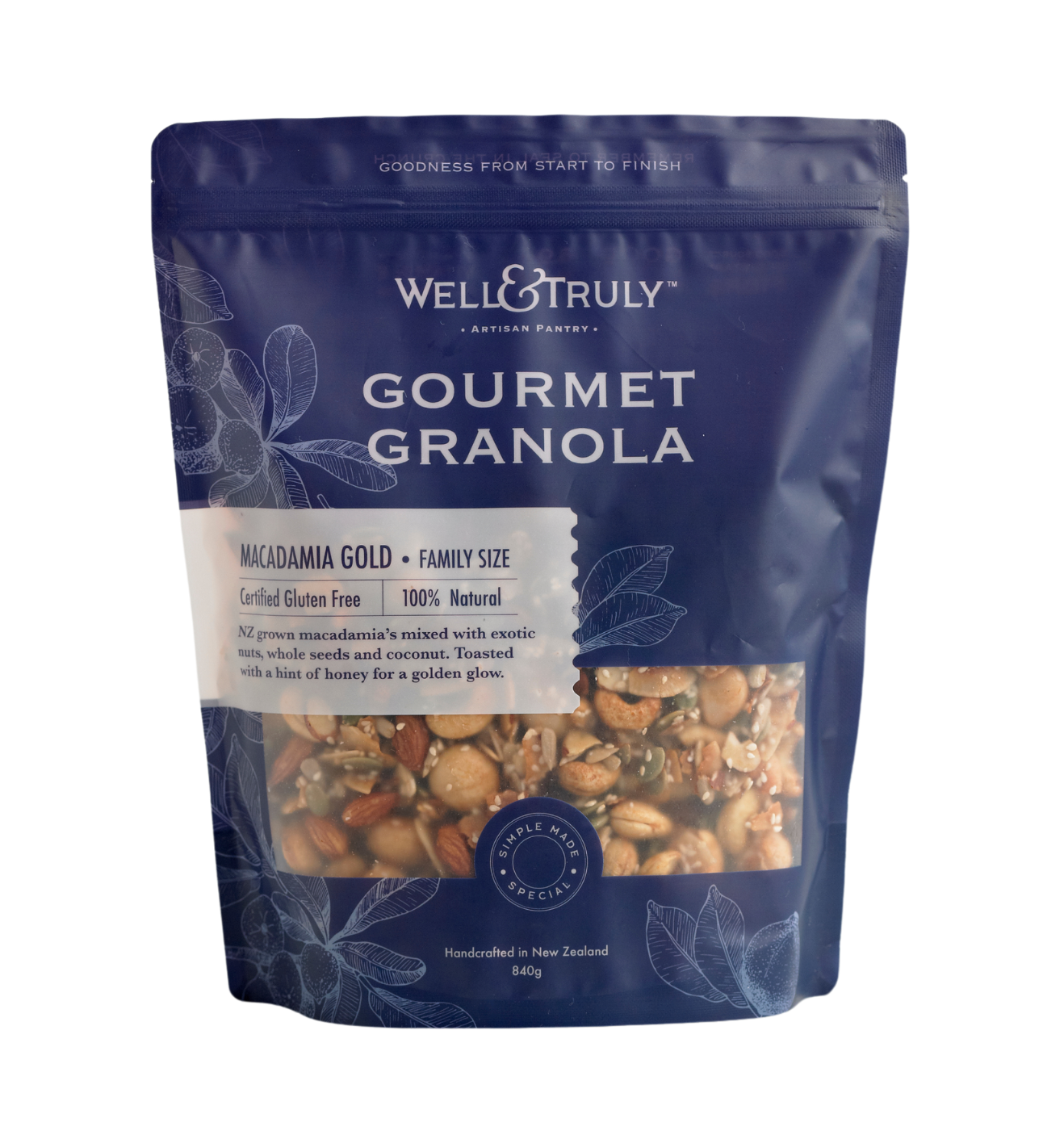 Macadamia Gold Gourmet Granola - 840g