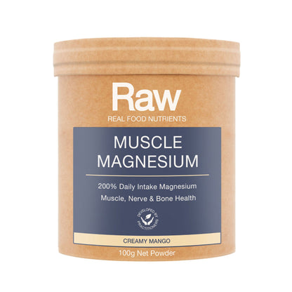 Real Food Nutrients Muscle Magnesium - Creamy Mango