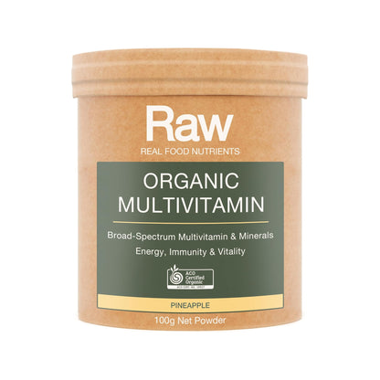 Real Food Nutrients Organic Multivitamin - Pineapple
