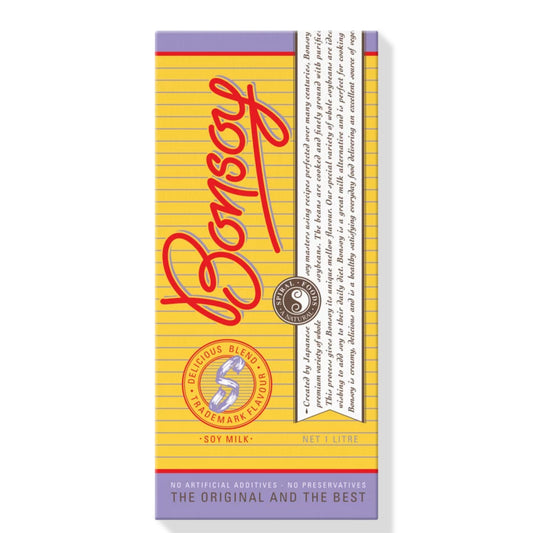 Bonsoy Soy Milk 1L Carton Front