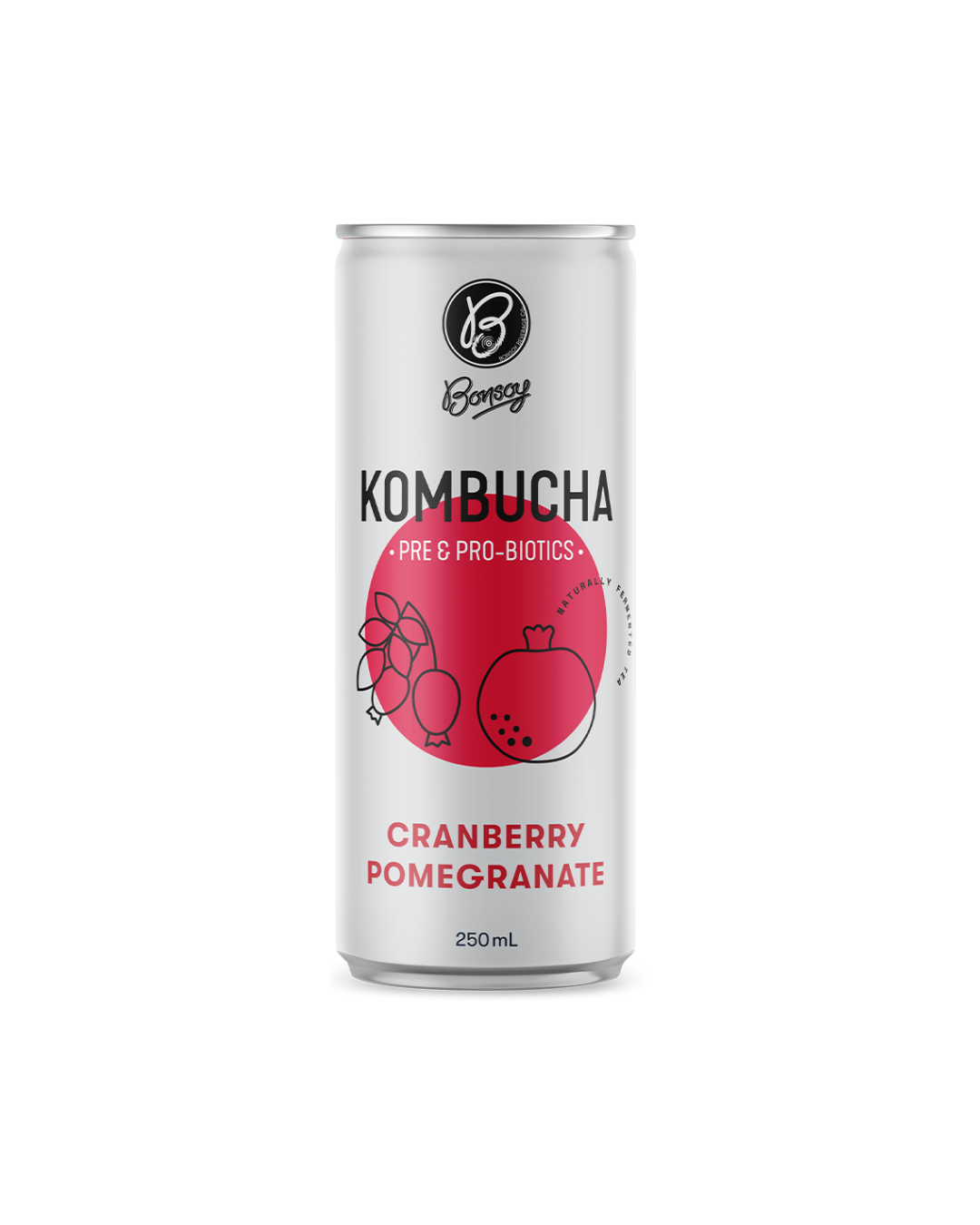 Bonsoy Kombucha - Cranberry Pomegranate
