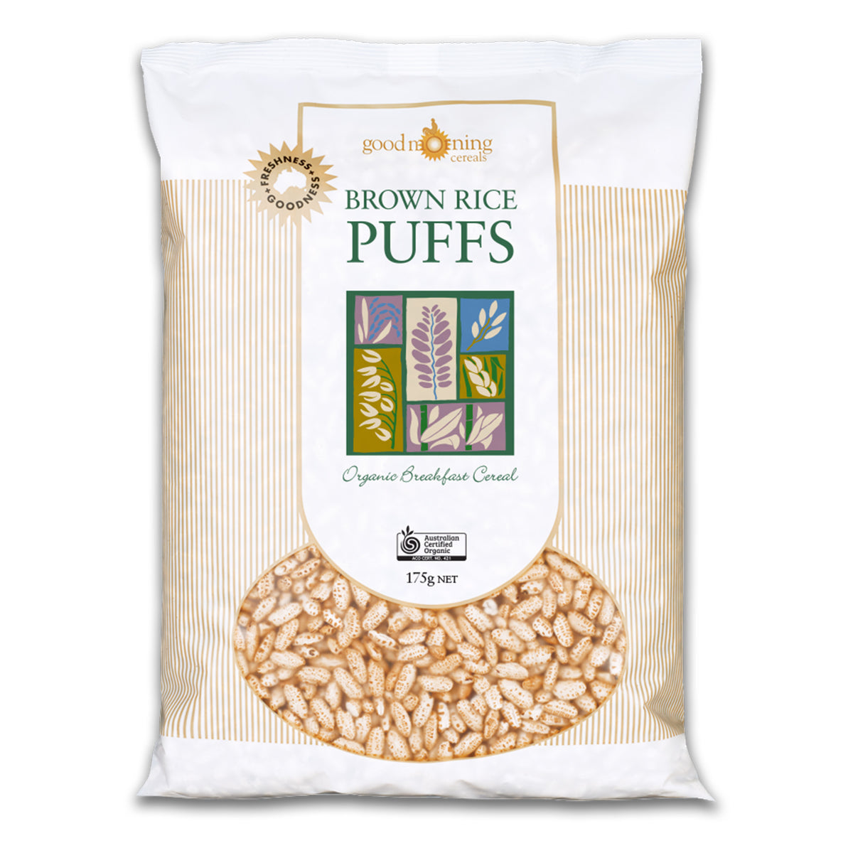 Good Morning Cereal Organic Brown Rice Puffs – Whole Harry