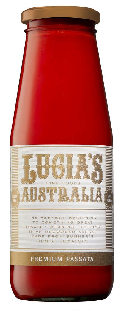Lucia's Premium Passata 700g (GF)