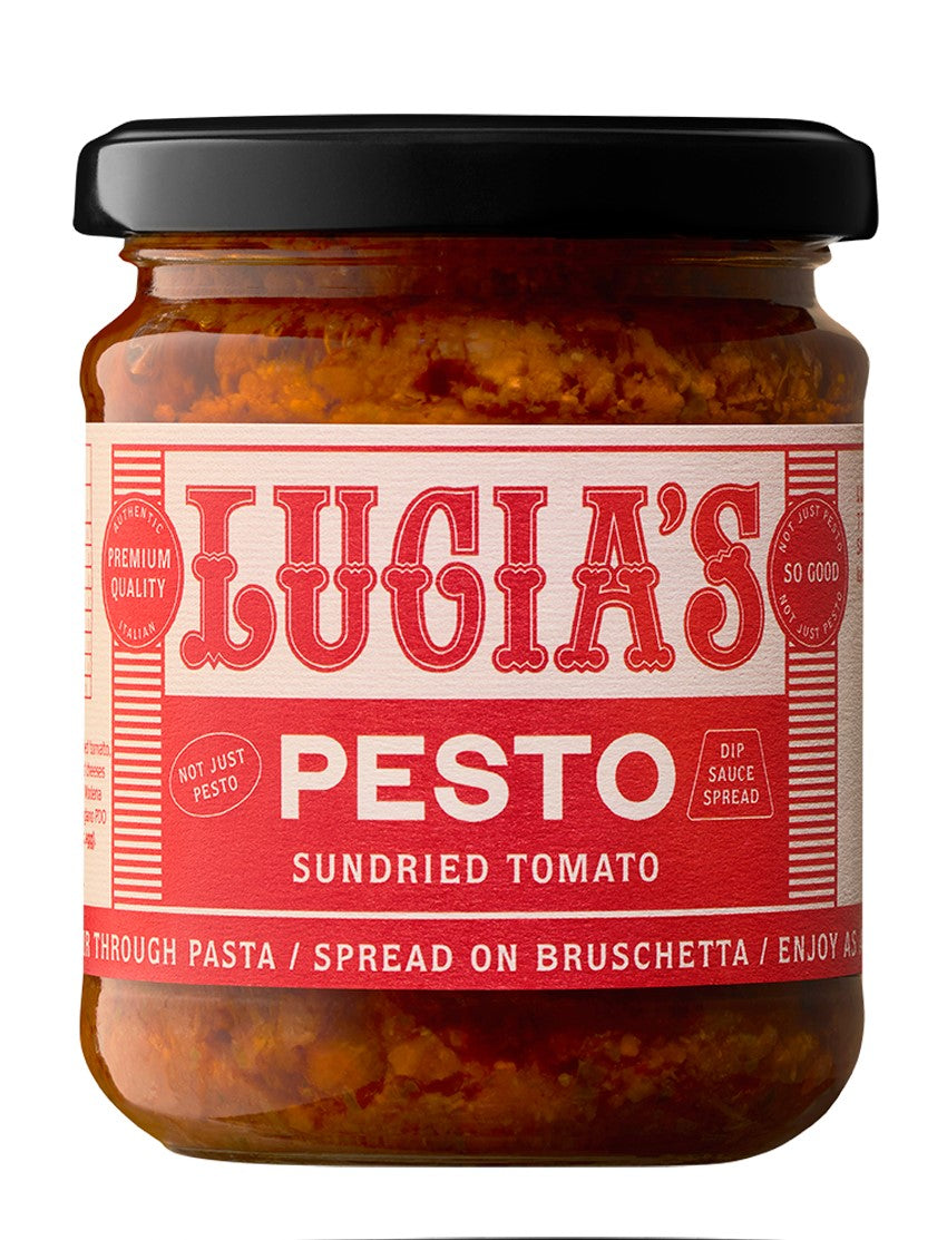 Lucia's Sundried Tomato Pesto 190g