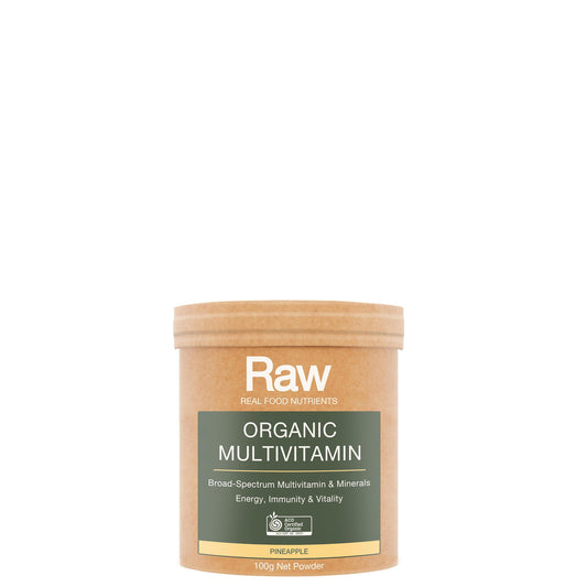 Real Food Nutrients Organic Multivitamin - Pineapple
