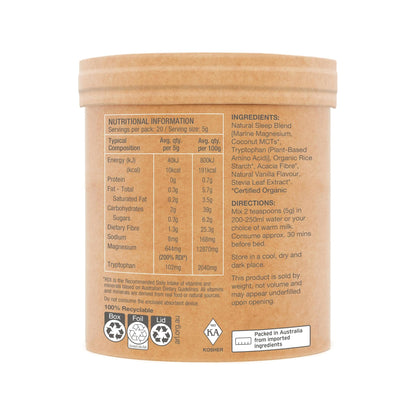 Real Food Nutrients Sleep Magnesium - Dreamy Vanilla