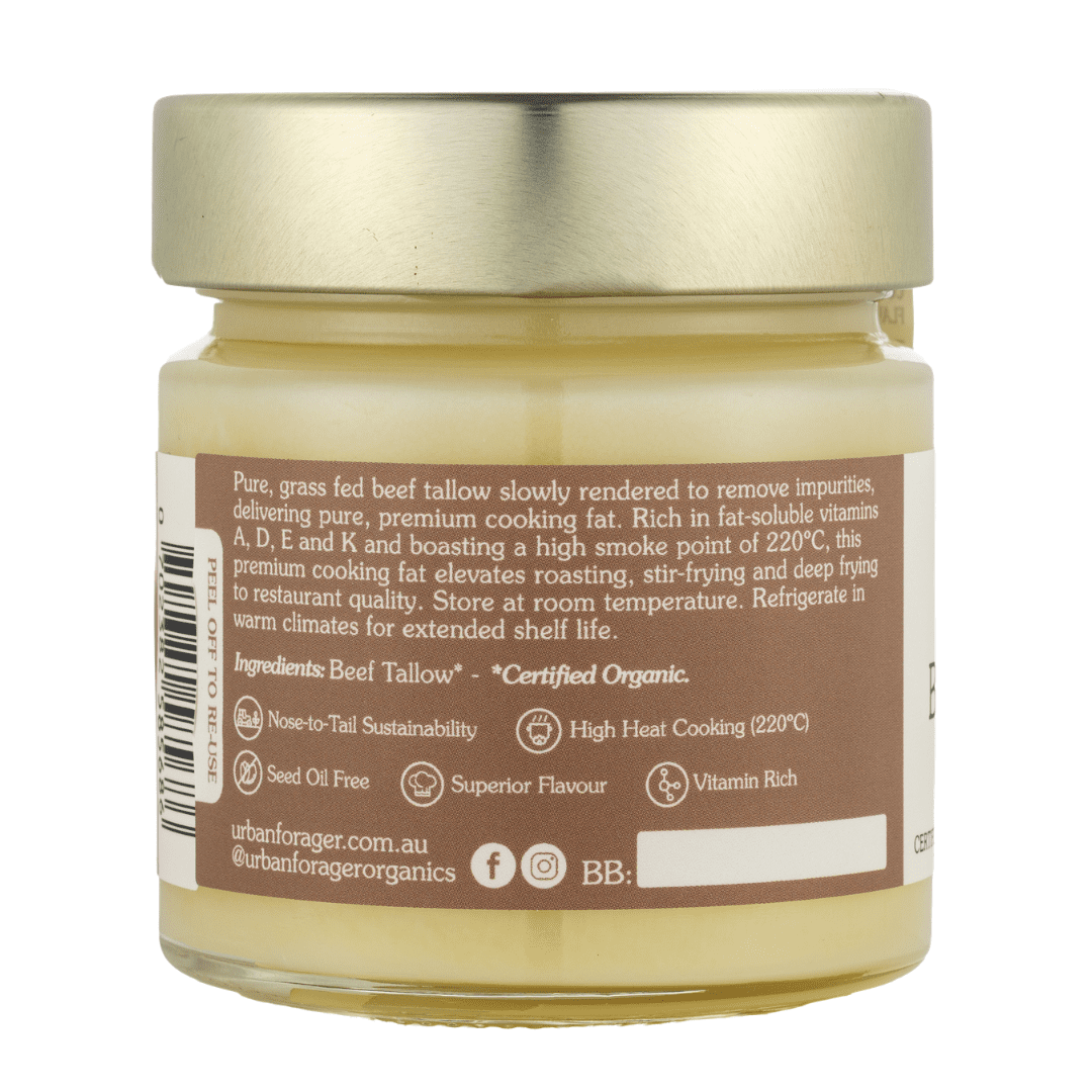 Urban Forager Organic Beef Tallow 200g