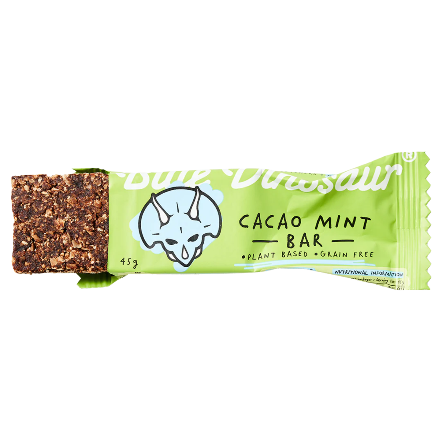 Blue Dinosaur Cacao Mint Snack Bar