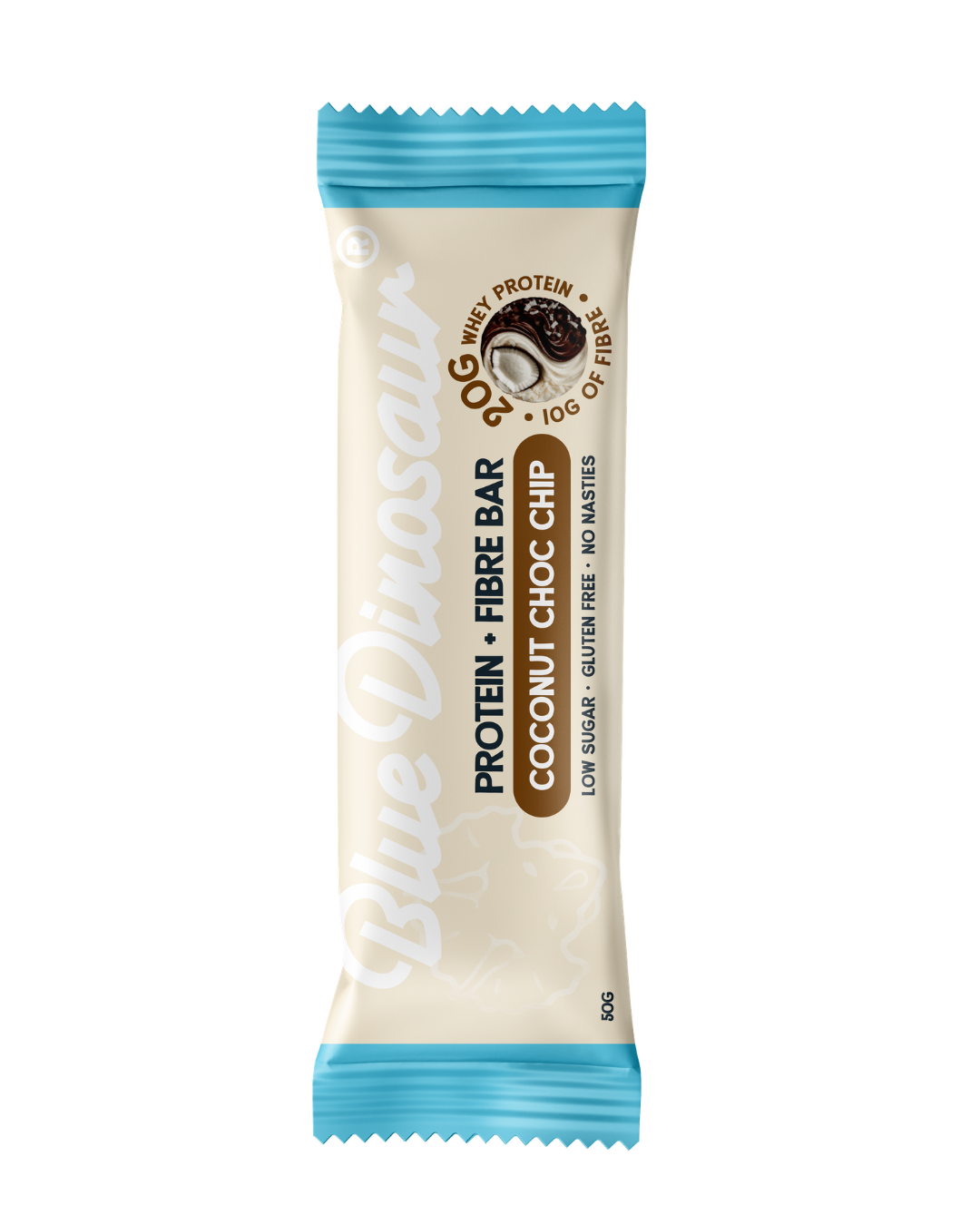 Blue Dinosaur Protein + Fibre Bar - Coconut Choc Chip