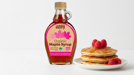 Whole Harry x Pink Ribbon - Organic Maple Syrup Grade A Amber 250ml Bottle