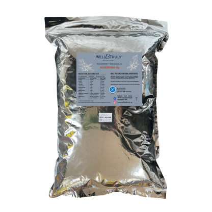 Well & Truly Raspberry Road Gourmet Granola 2kg Bulk Bag