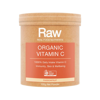 Real Food Nutrients Organic Vitamin C - Passionfruit